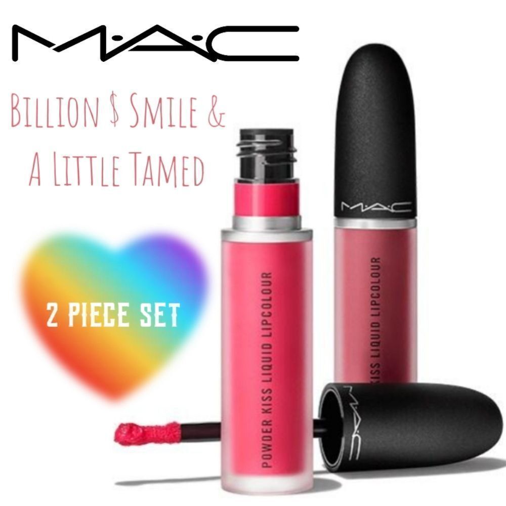 MAC Liquid Lipstick Duo in A Little Tamed and Billion $ Smile